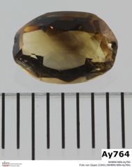 Foto von Quarz (Citrin) (NHMW-MIN-Ay764)